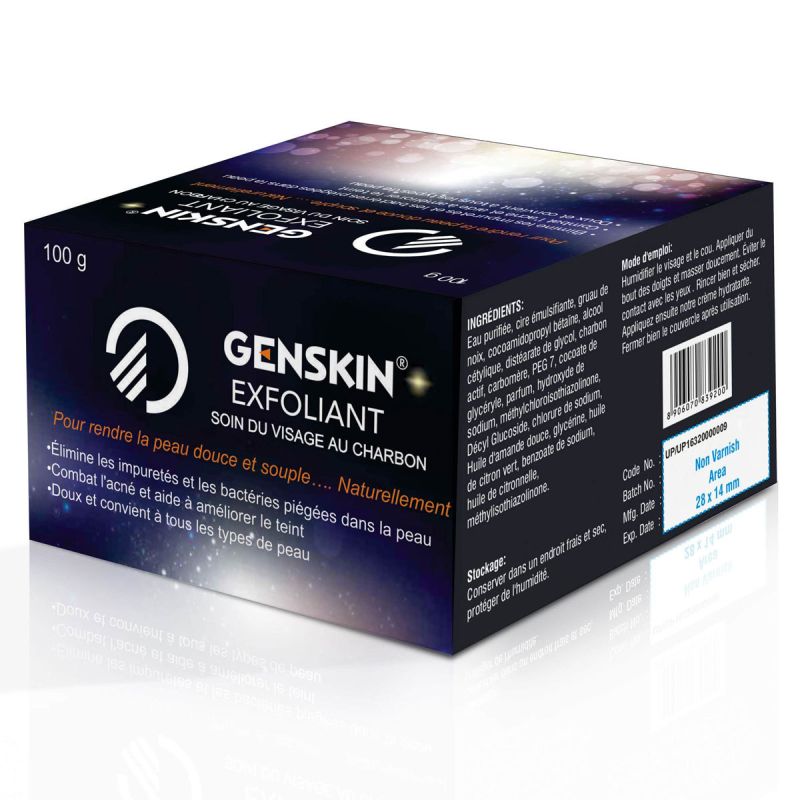 GENSKIN EXFOLIANT - Soin du visage au charbon - (Prix en fcfa) | Glotelho Cameroun