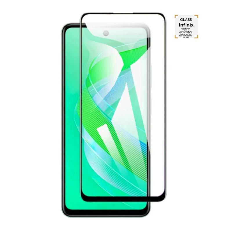 Glass de protection pour Infinix smart 10 et 10 plus et Tecno spark 40 /  POP 10C / POP 10 / Infinix hot 60i / POP 9 / Itel P65C / Itel A80 - Prix - Glotelho -Cameroun