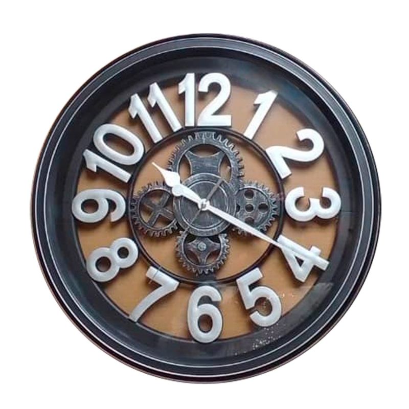 Horloge Murale de la série Diamant -  ROYAL- 2404105 - Forme Rond - Gris