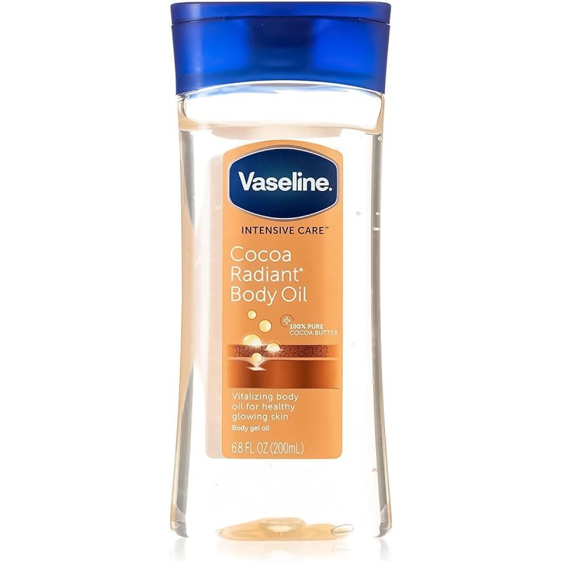 Huile corporelle - Vaseline - Éclatante au beurre de cacao - 200 ml