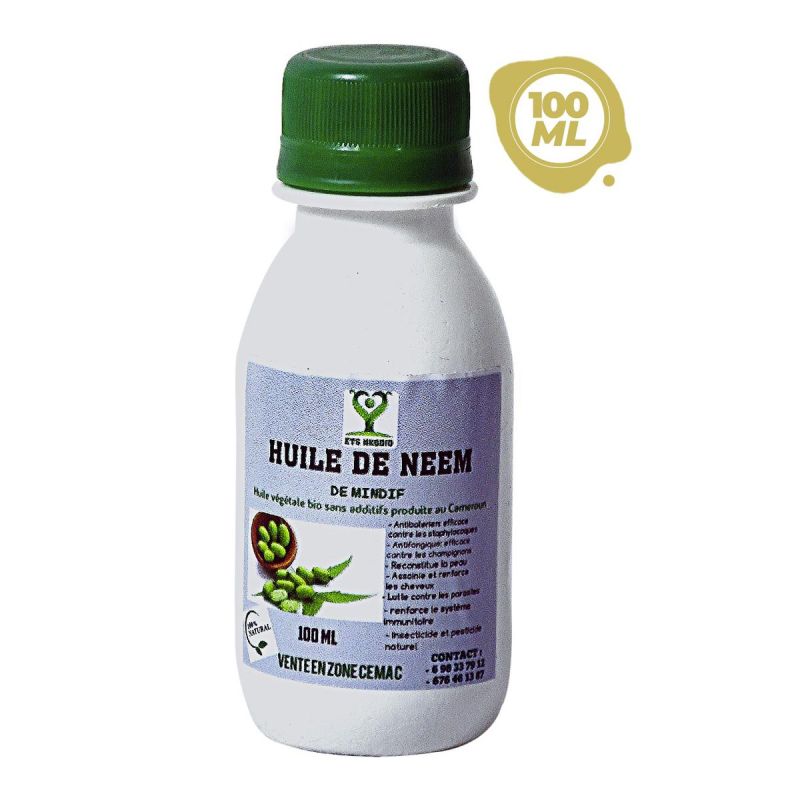 Huile de NEEM - 100% Naturel - 100 ml | Glotelho Cameroun