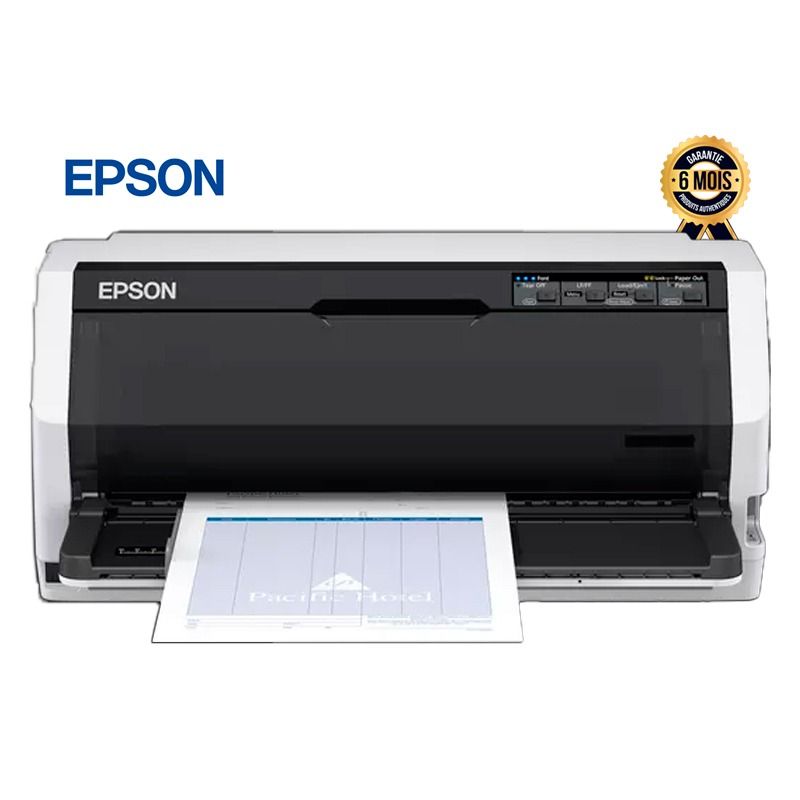 Imprimante matricielle - EPSON - LQ-690II - 24 aiguilles - 106 colonnes - 529 car./sec - USB 2.0 - Parallèle - Garantie 6 Mois
