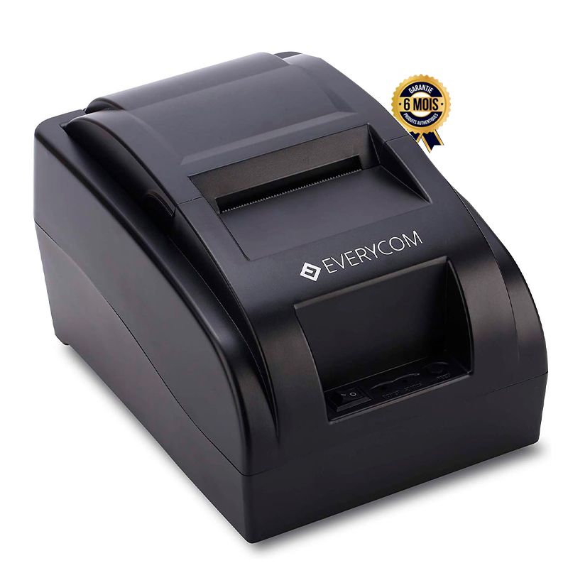 Imprimante thermique directe - Everycom EC-58 58 mm (2 pouces) - Bureau monochrome - 6 Mois
