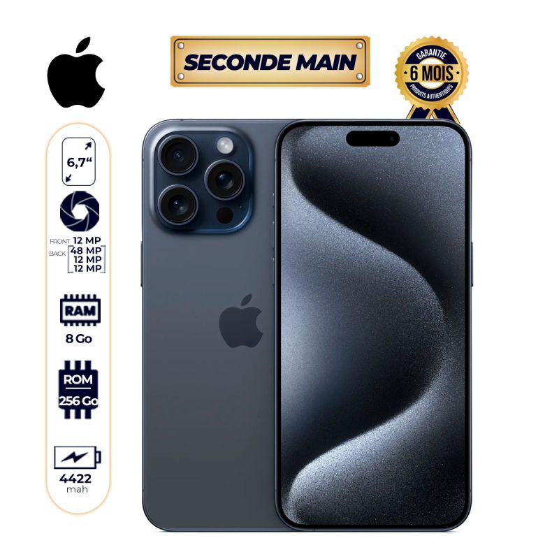 iPhone 15 Pro Max Seconde Main 