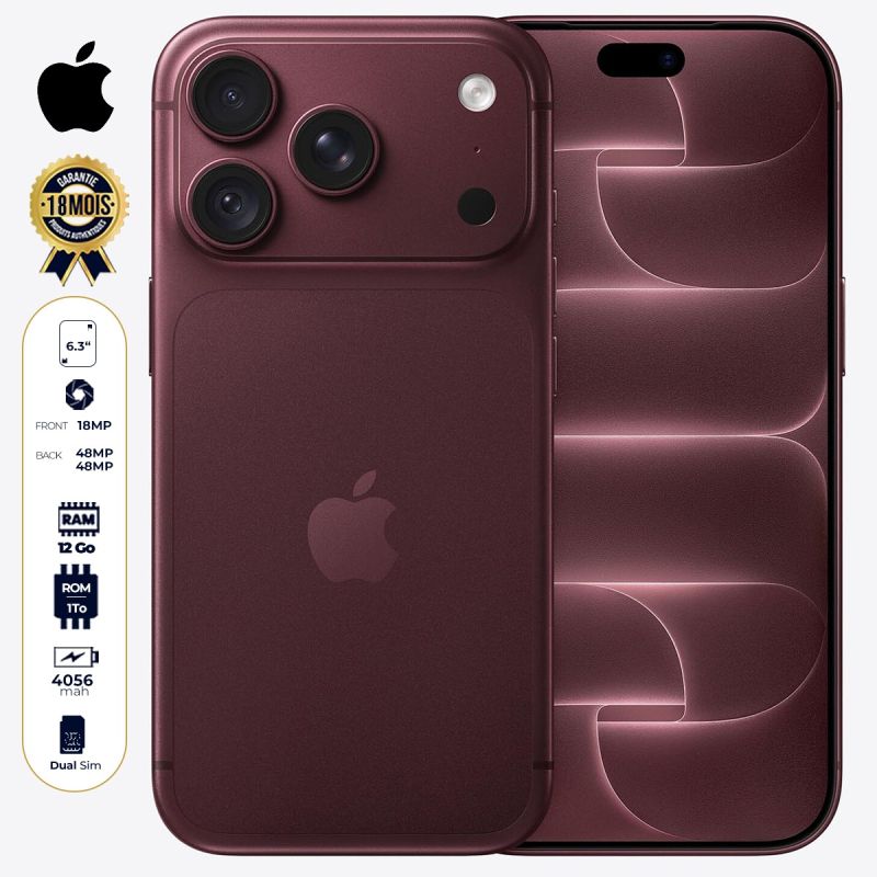 iPhone 18 Pro 256 Go prix en FCFA