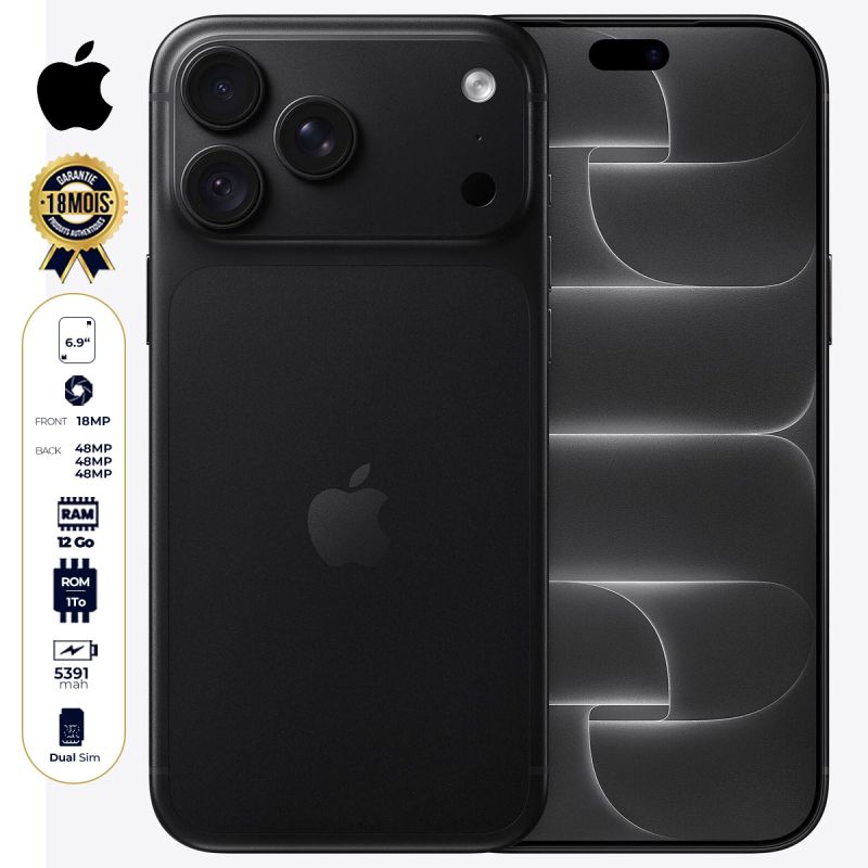 iPhone 18 Pro Max 1 To pour professionne