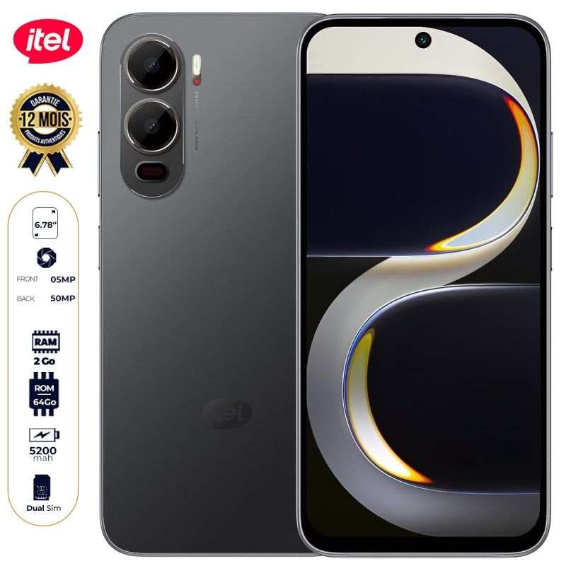 itel City 200 - 64Go - 2 Go RAM au prix Cameroun