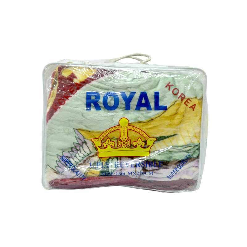 Couverture de lit à poils doux Royal - à petit prix 200 x 240 cm - Multicolore - 1.5 Kg| Glotelho Cameroun