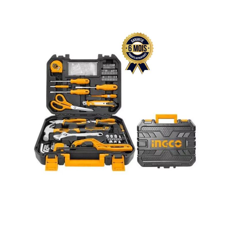 Jeu d'outils à main Prix en fcfa - INGCO HKTHP21201 - Outils ménagers 120 pièces | Glotelho Cameroun