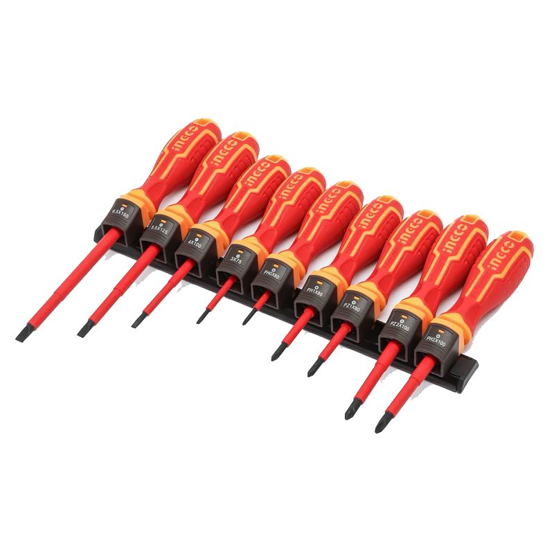 Jeu de tournevis isolés prix en fcfa - 9 pièces - INGCO HKISD0908| Glotelho Cameroun