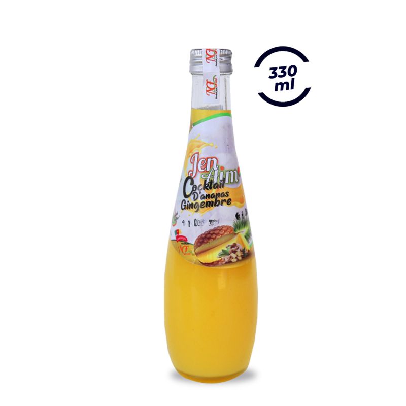 Jus d'ananas naturel J'en aime 330 ml