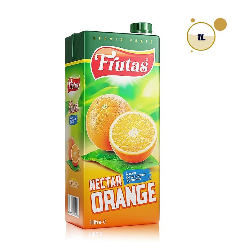 Jus de Fruit Naturel Frutas Orange 1 Litre