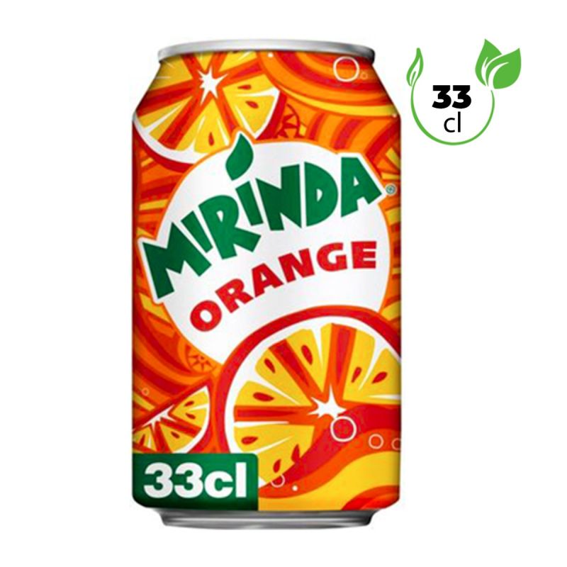 Jus en cannette Mirinda Orange - 33 cl