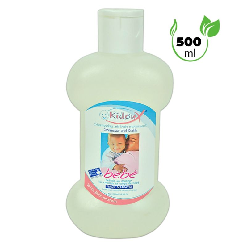 KIDOUX – Shampoing & Bain moussant – 500 ml