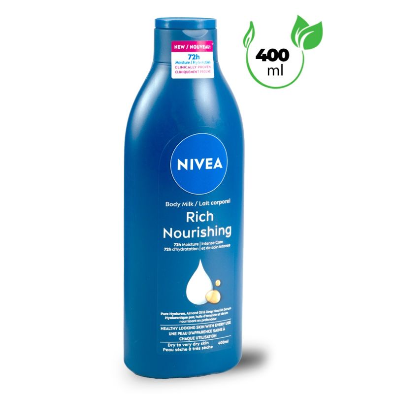 Lait corporel NIVEA pour peaux sèches 