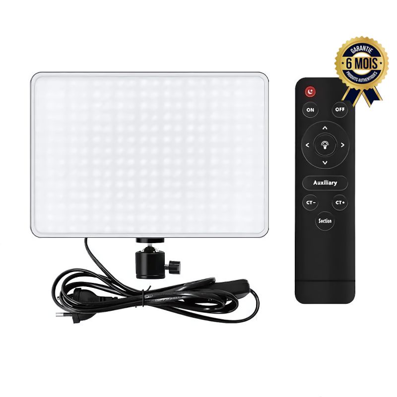 Lampe LED pour appareil photo prix en fcfa - Camera Light MM240 - 11 pouces - 6 Mois | Glotelho Cameroun