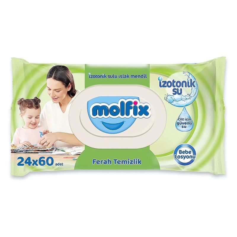 Lingettes humides Molfix - Isotoniques Fresh Clean chez Glotelho