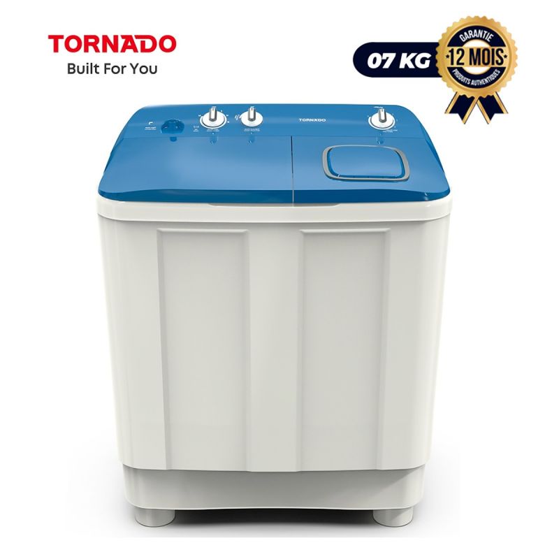 Machine à laver semi‑automatique TORNADO 7 Kg