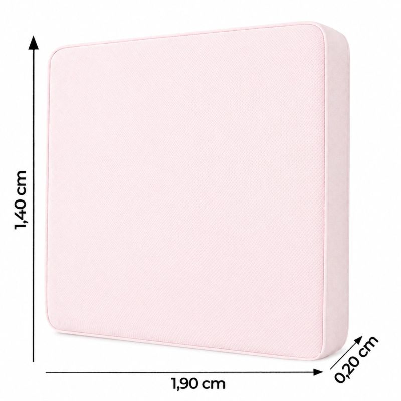 Matelas Semi-Orthopédique CATHERYNA - 2 places - 140x190x20 cm - Rose, prix Cameroun. 
