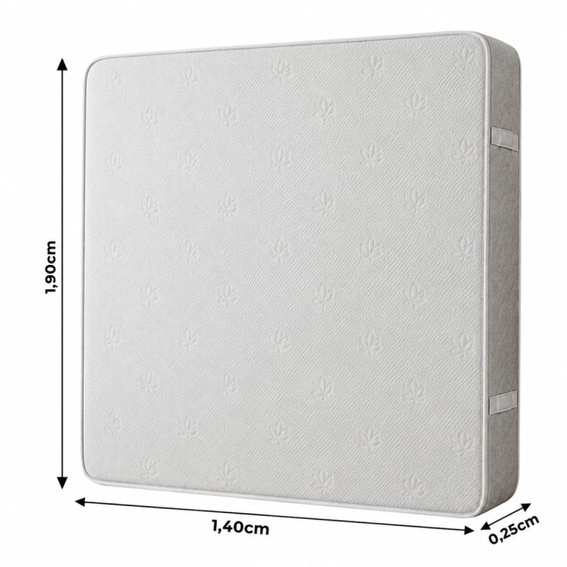 Matelas Orthopédique RIYANA - Très Confortable - 140x190x25 cm - Blanc   Glotelho Cameroun