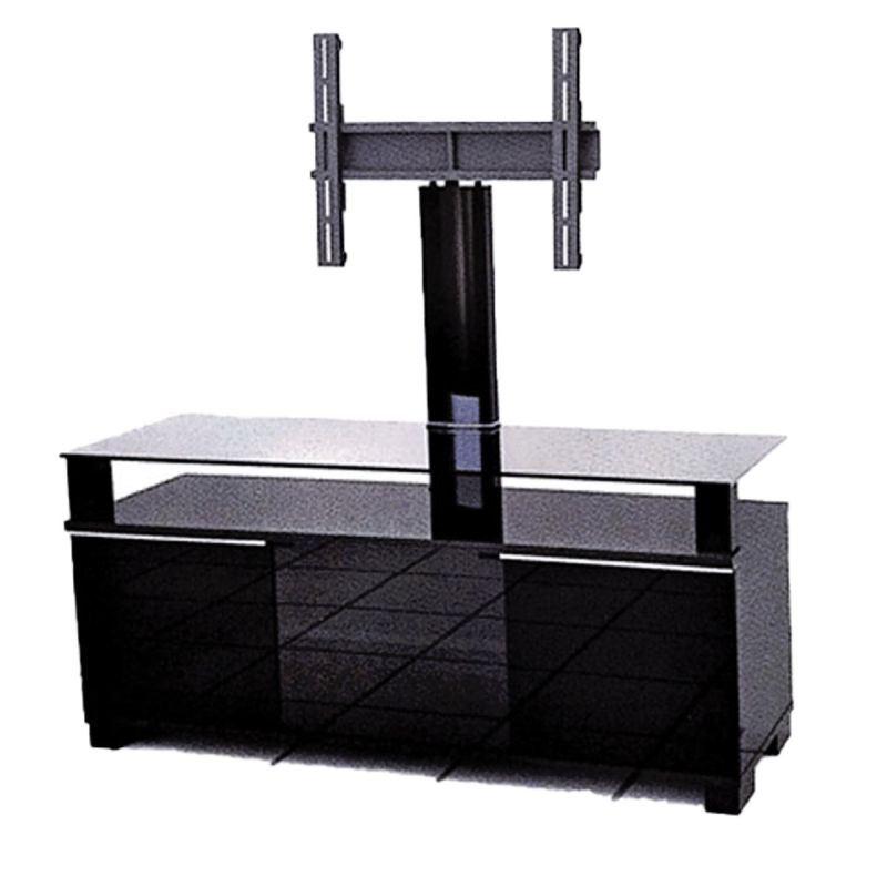 Meuble TV + Support - JUPITER-130-S - Jusqu'à 58 pouces - Noir  | Glotelho Cameroun