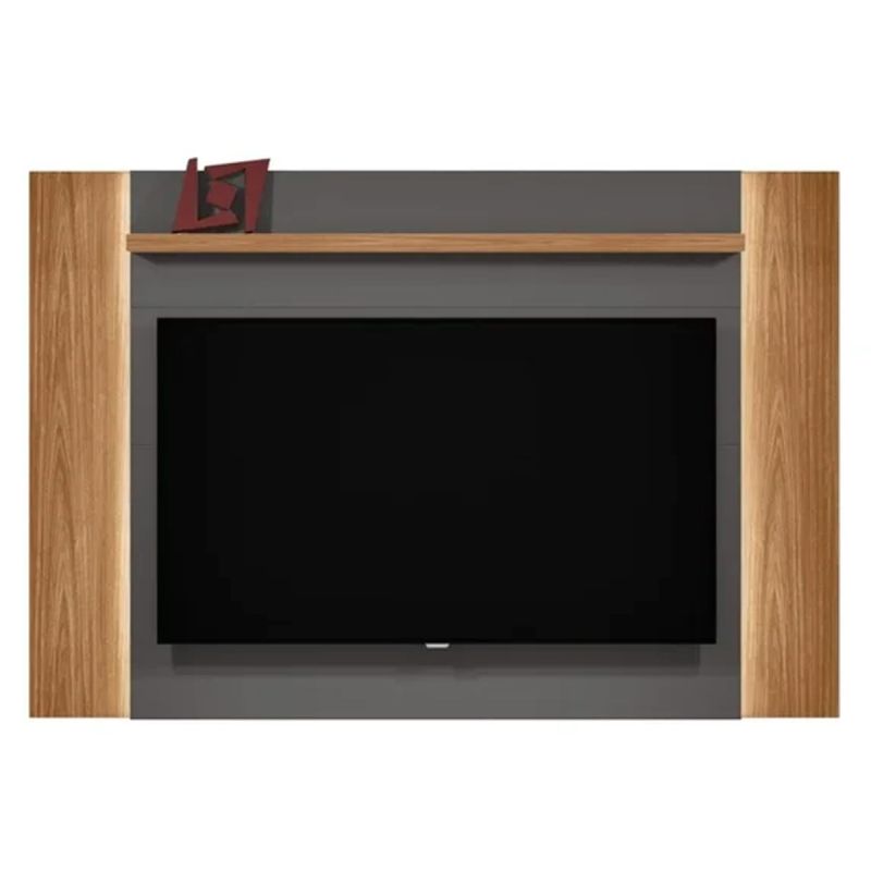 Meuble TV Mural avec LED et étagère, pour écrans 60 pouces, bois et plomb, prix Cameroun. 
