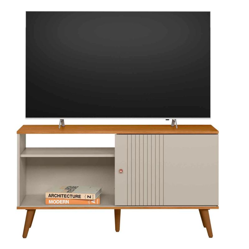 Meuble TV RUBI - MT-3056 - jusqu'à 50 pouces Marron/beige - Prix Cameroun
