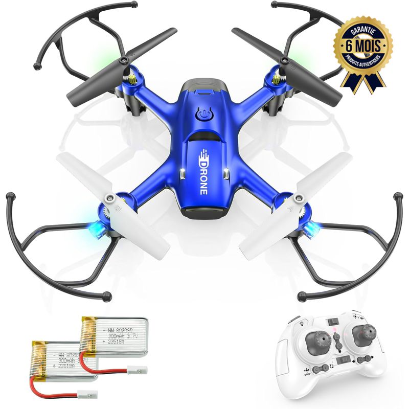 Drone Wipkviey T16 prix en fcfa - Mini quadricoptère télécommandé pour débutants - 12 minutes de temps de vol - Retournement 3D | Glotelho Cameroun