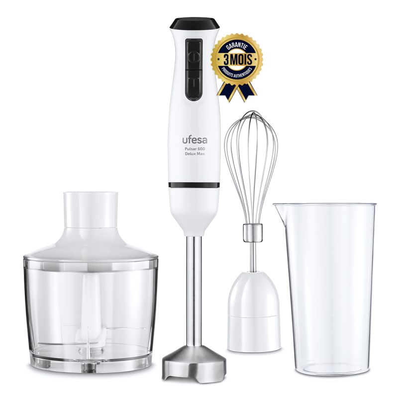 Mixeur plongeant multifonction Pulsar Delux UFESA  600W en vente sur Glotelho