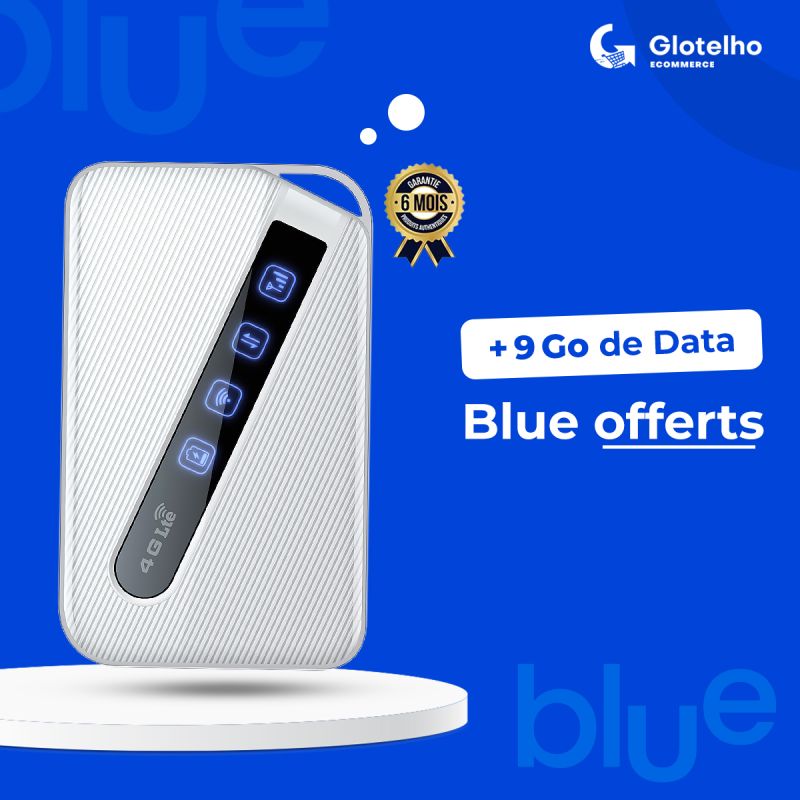 Modem Mobile TpLink M7000 + 9Go de Data Offert Blue