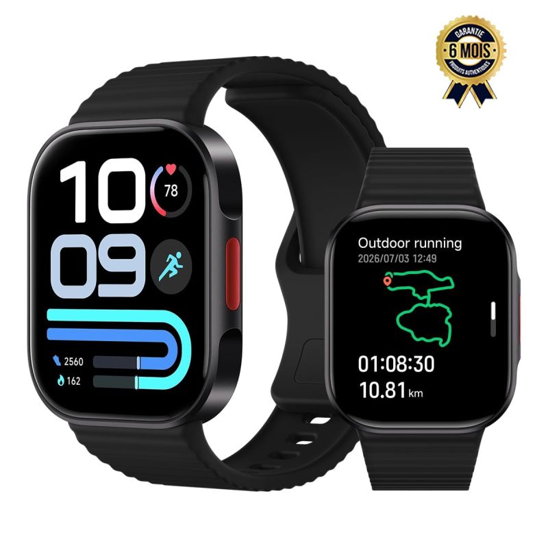 Montre Connectée Redmi Watch 6 Lite – Écran AMOLED 1,96" de forme rectangulaire, garantie 6 mois - prix Cameroun. 