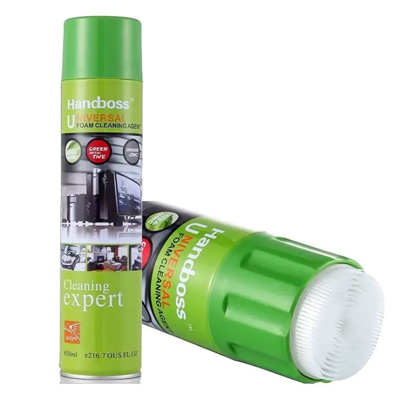 Mousse de nettoyage Handboss – Pour surfaces bureautiques et informatiques – 650 ml