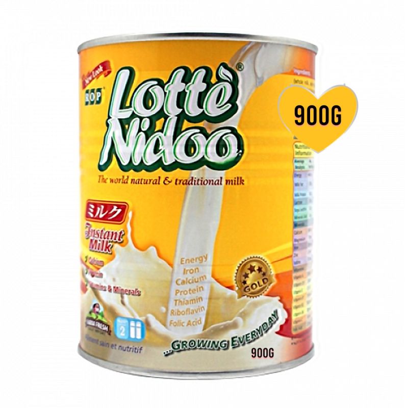 Nidoo Lottè 900g – Lait en poudre enrichi en vitamines et calcium
