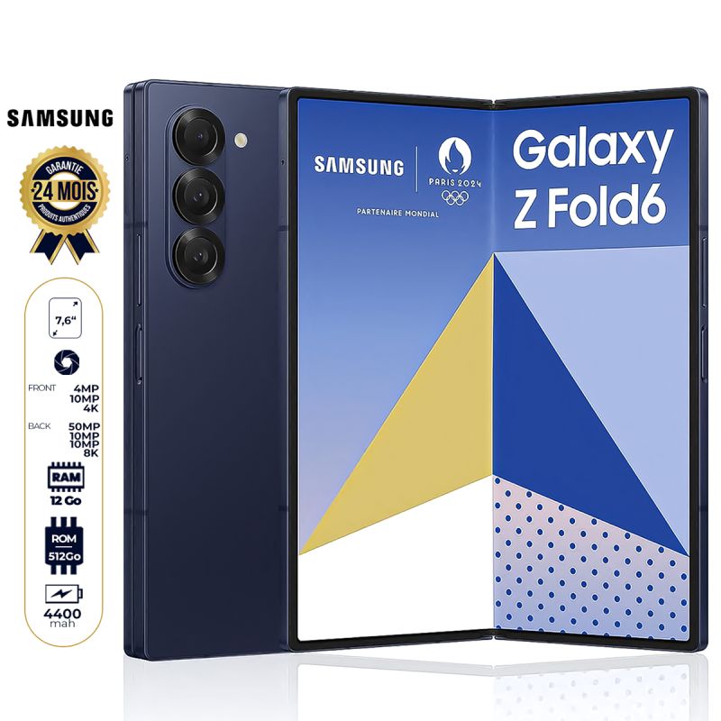 Samsung Galaxy Z Fold6 - 512 Go au meilleur prix sur Glotelho Cameroun