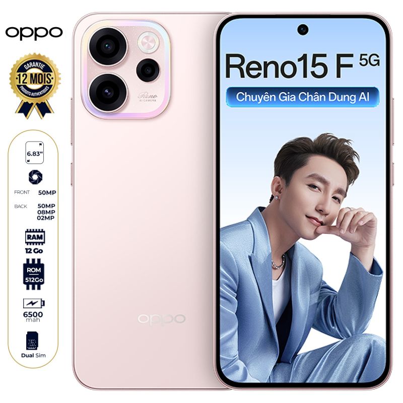 Oppo Reno15 F 5G - 512 Go