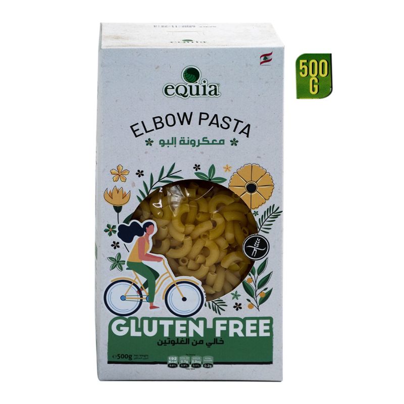 Pâtes sans gluten - eQuia - Pâtes à base de Maïs & Riz - 500g