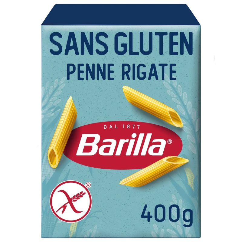 Pâtes Penne Rigate Sans Gluten Barilla 400g