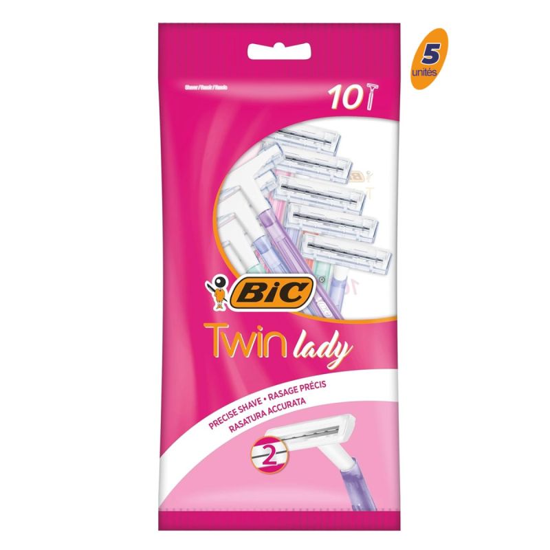 BIC Twin Lady Pack de 5 Rasoirs Jetables pour Femme – prix Cameroun