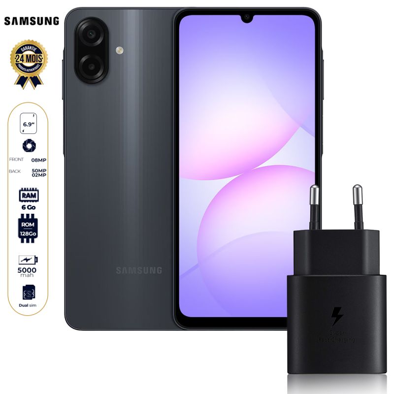 Pack Samsung Galaxy A07 5G au prix Cameroun