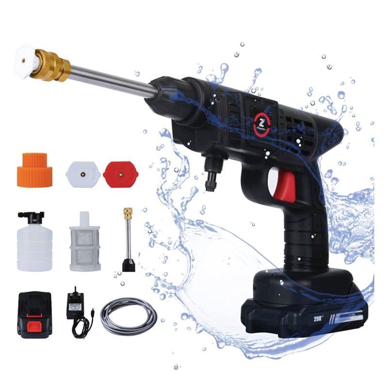 Pistolet de nettoyeur haute pression portable sans fil 21 V Nettoyeur haute pression | Glotelho Cameroun