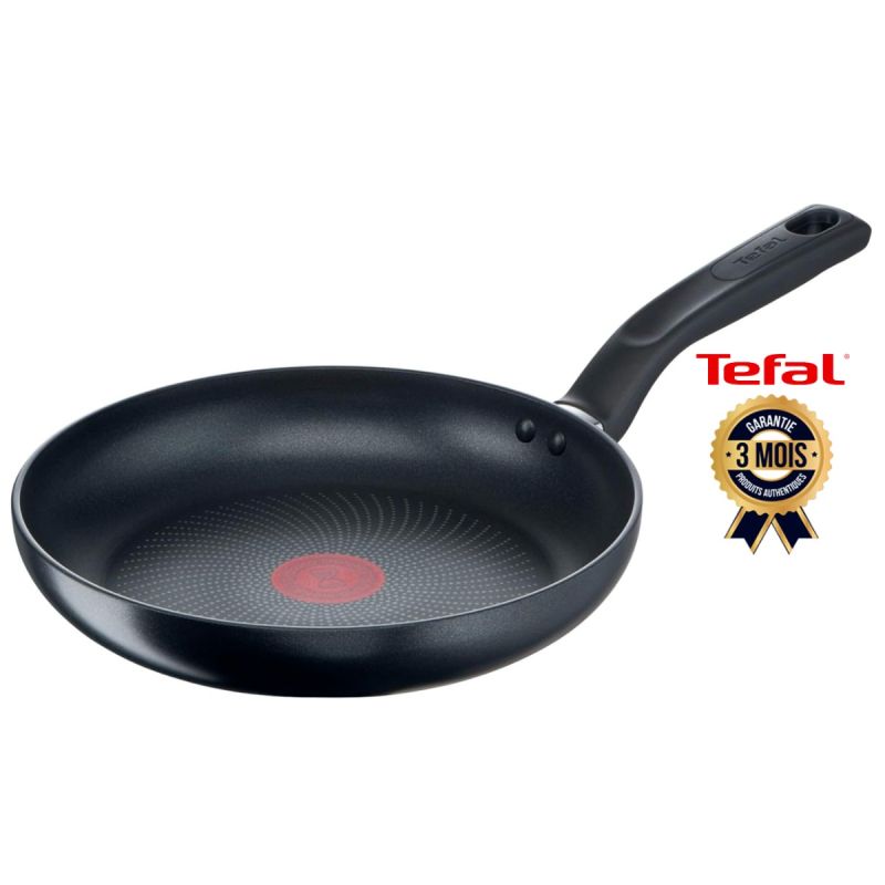 Poêle Antiadhésive Titanium TEFAL Total 24 cm, noir, prix Cameroun. 