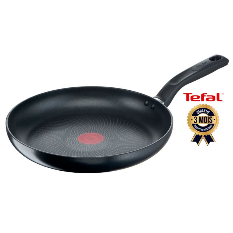 Poêle Antiadhésive Titanium TEFAL Total 28 cm, noir, prix Cameroun. 