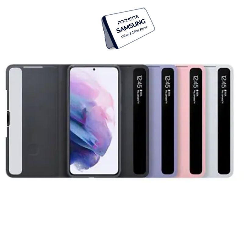 Pochette pour Samsung Galaxy S21 Plus  Smart Clear View Cover | Glotelho Cameroun