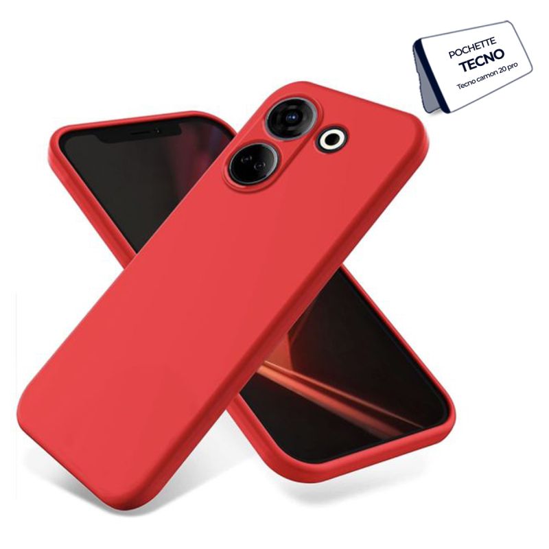 Pochette silicone pour Tecno Camon 20