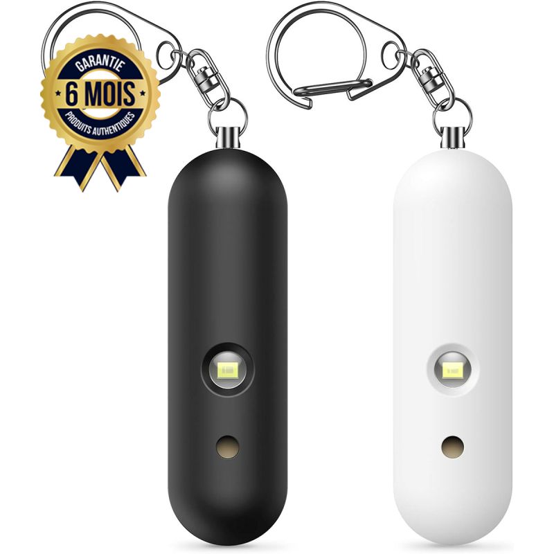 Porte-clés d'alarme de sécurité Safesound 140 dB, double haut-parleurs | Glotelho Cameroun