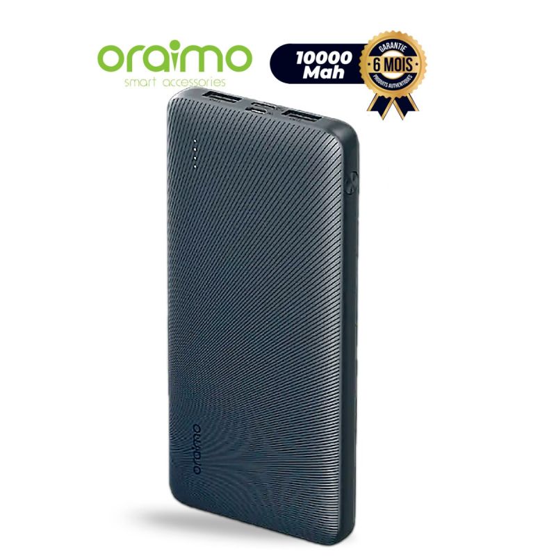 Powerbank ORAIMO - OPB-1100 - Toast 15 flash - 10000Mah au prix Cameroun