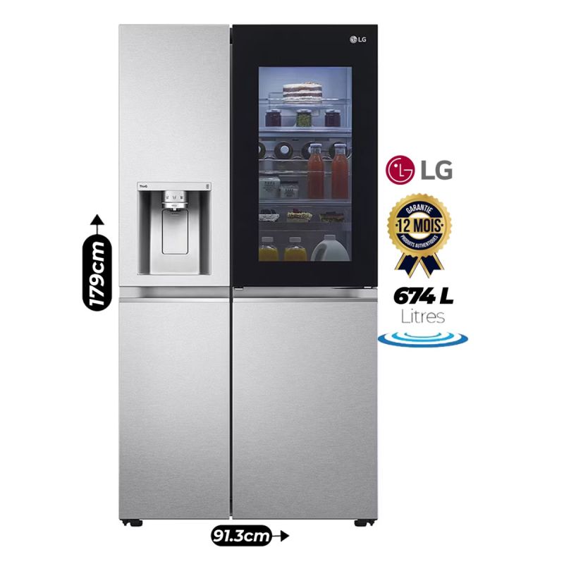 Réfrigérateur Américain – LG au prix Cameroun