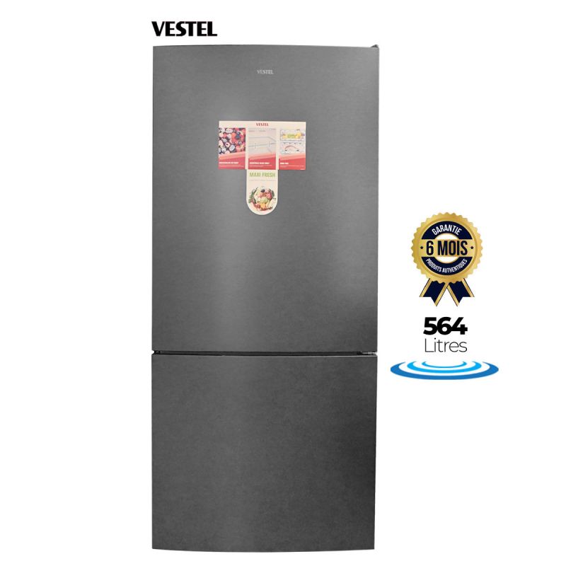 Réfrigérateur NoFrost- Vestel - RM850BF - Gris - 6 mois 