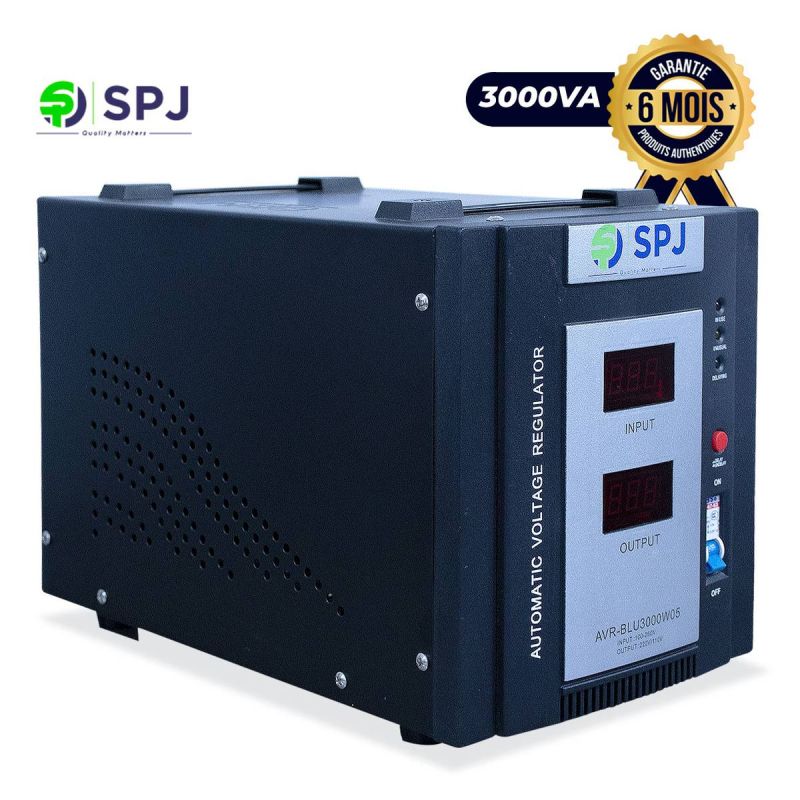 Régulateur de tension automatique SPJ 3000 VA prix Cameroun