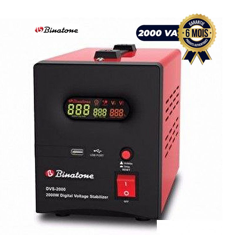 Régulateur de tension Binatone - 1000VA prix Cameroun chez Glotelho